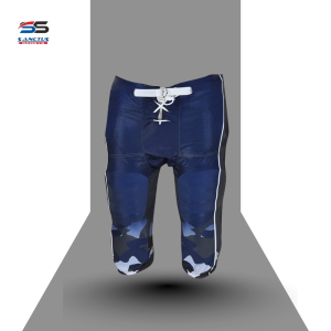 camouflage football game pants ss 2607 | integrated padding & lace up